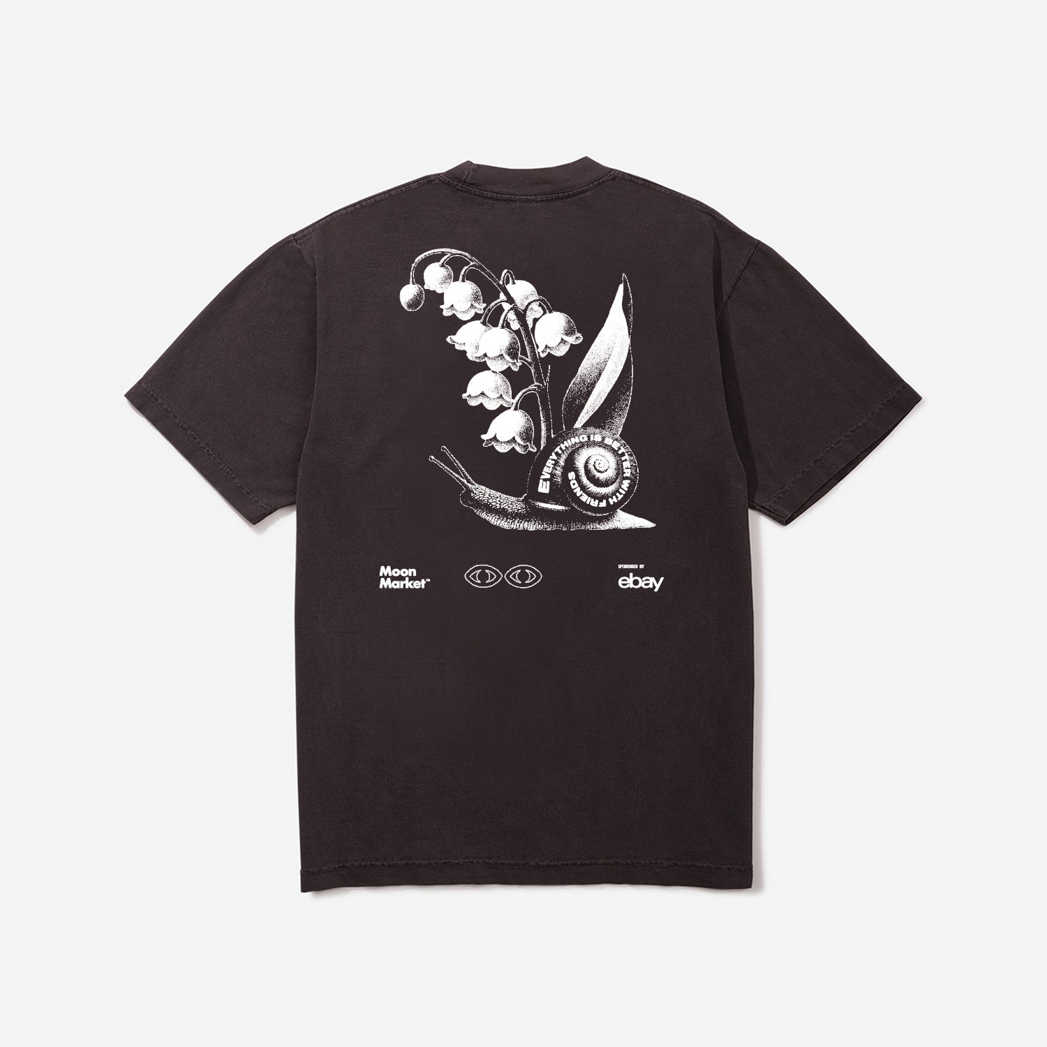 Moon x eBay Snail Black Tee